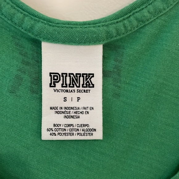 Lucky Green Tank Top by Pink - Picture 3 of 4